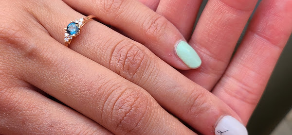 The ring itself is beautiful and my fiancée loves it so much!
