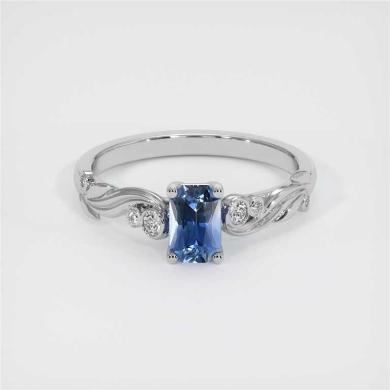 I love that when you choose a setting and stone that you are sent a rendering so that you can see what the finished piece will look like, love it!