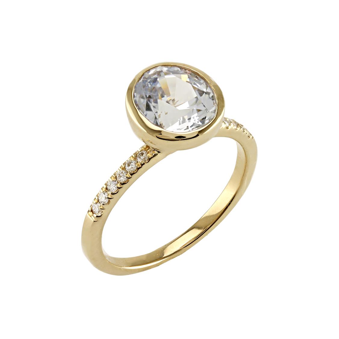 Custom made sapphire