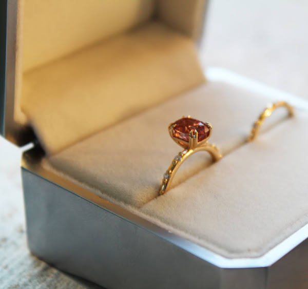 My ring is absolutely beautiful and my fiance are obsessed!