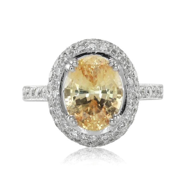 Stunning Unique Sapphire & Diamond Ring!