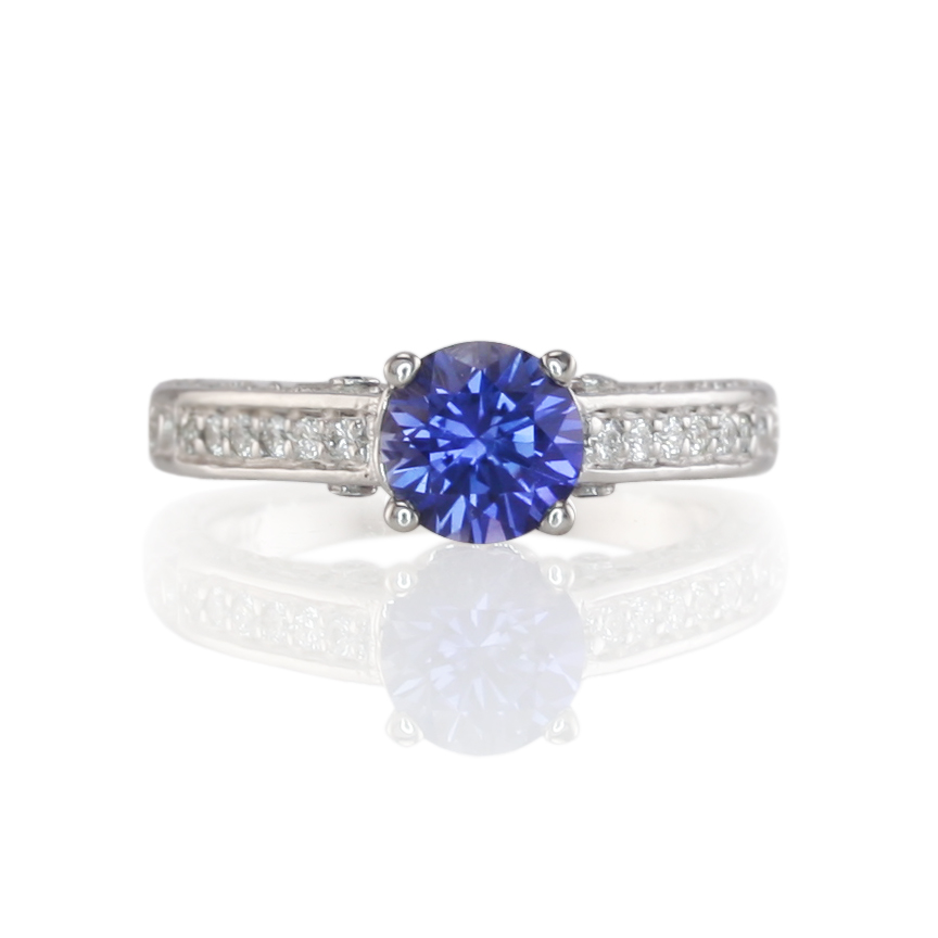 The Perfect Blues and Purples of a Color Change Sapphire