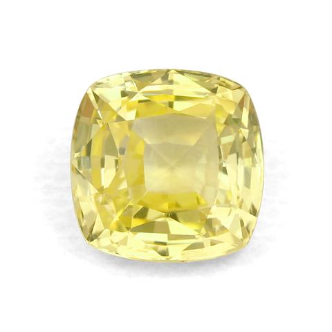 A Lovely Cushion Cut Yellow Sapphire From NSC