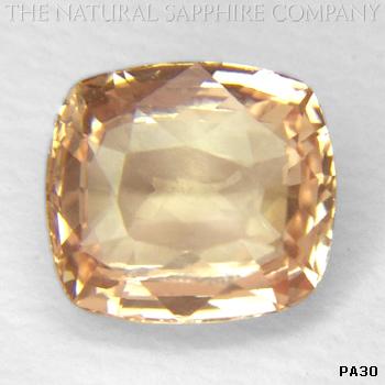 Denise’s Testimonial Concerning her Padparadscha Cushion
