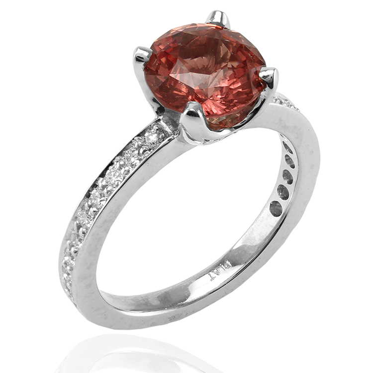 Padparascha Ring
