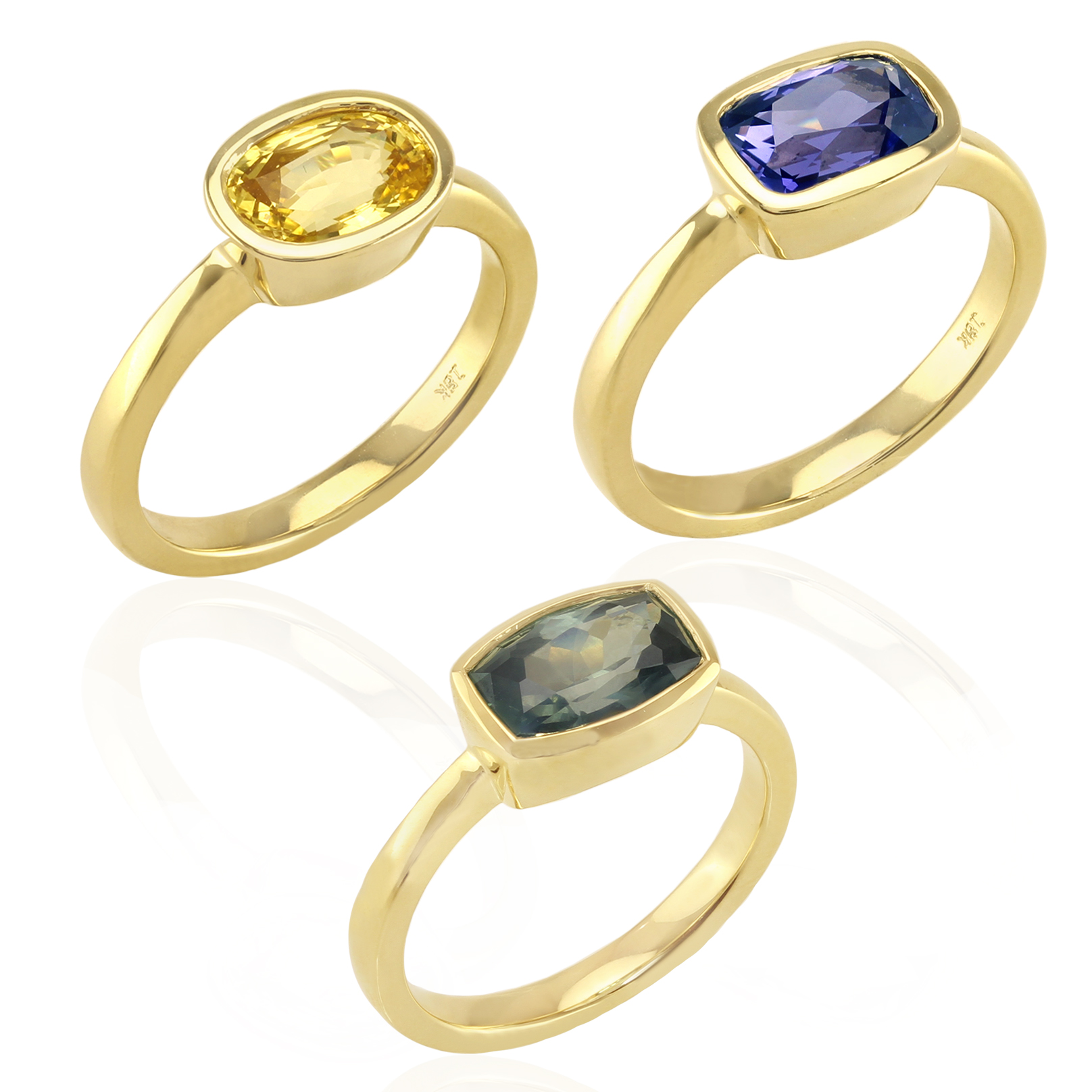 The Most Beautiful Set of Sapphire Rings