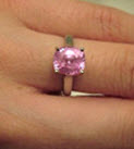 An Amazing Proposal With A Pink Sapphire Ring