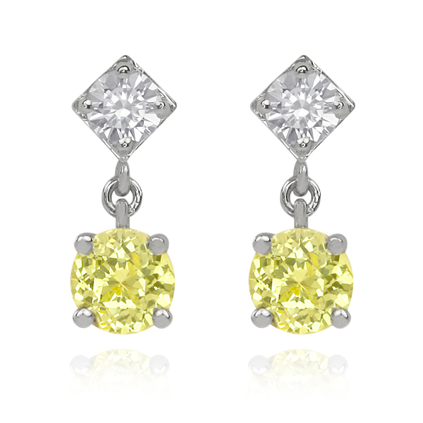 A Perfect Birthday Gift – Yellow Sapphire Earrings